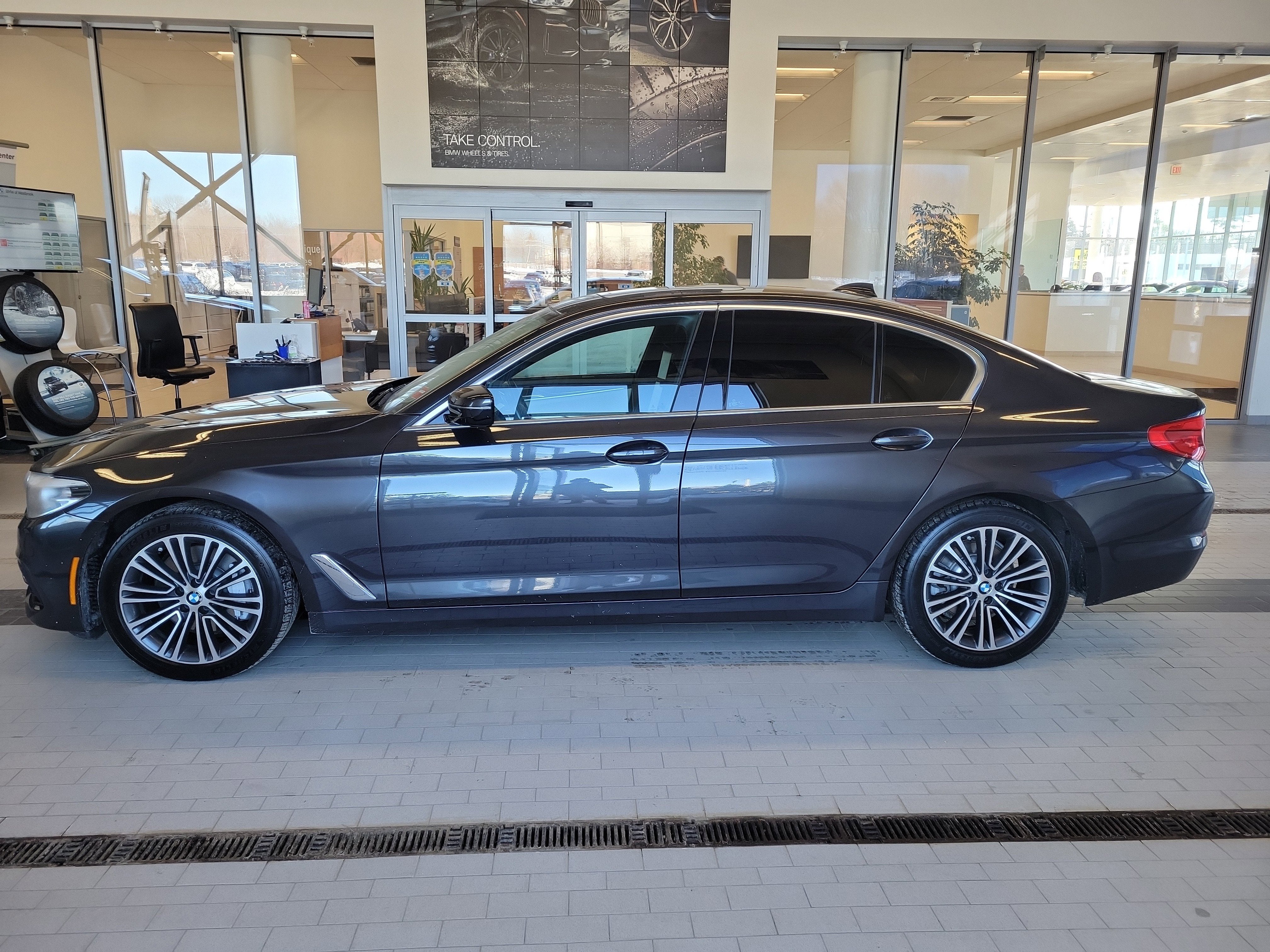 Used 2019 BMW 5 Series 530i with VIN WBAJA7C56KWW10502 for sale in Westbrook, ME