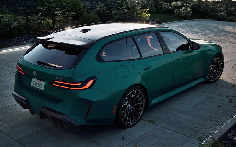 The sky lounge panoramic roof of the M5 Touring. | BMW of Westbrook in Westbrook ME