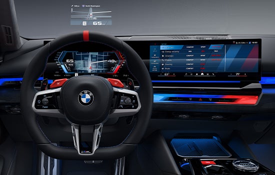 The BMW head-up display. | BMW of Westbrook in Westbrook ME