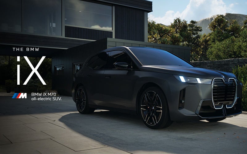 The BMW iX M70 parked. Click to learn more. | BMW of Westbrook in Westbrook ME
