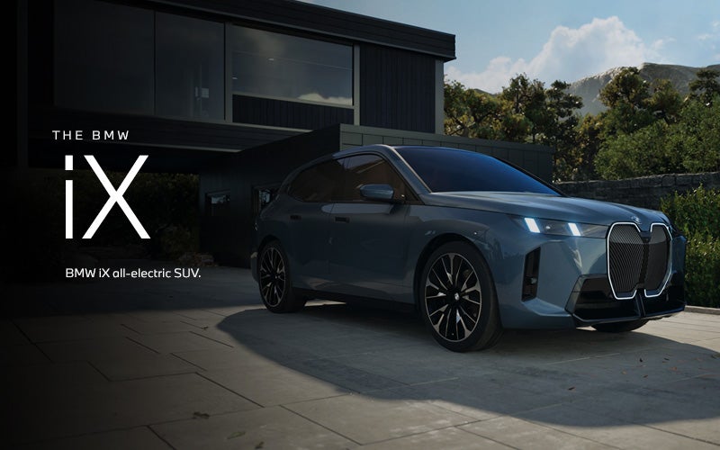 The BMW iX SUV parked. Click to learn more. | BMW of Westbrook in Westbrook ME