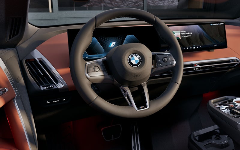 The BMW iX steering wheel. | BMW of Westbrook in Westbrook ME