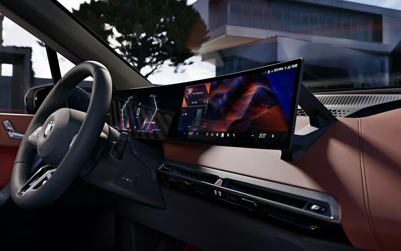 The BMW iX Curved Display. | BMW of Westbrook in Westbrook ME