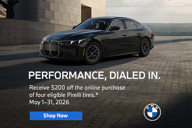 BMW Tire Offer – Pirelli: May 2026