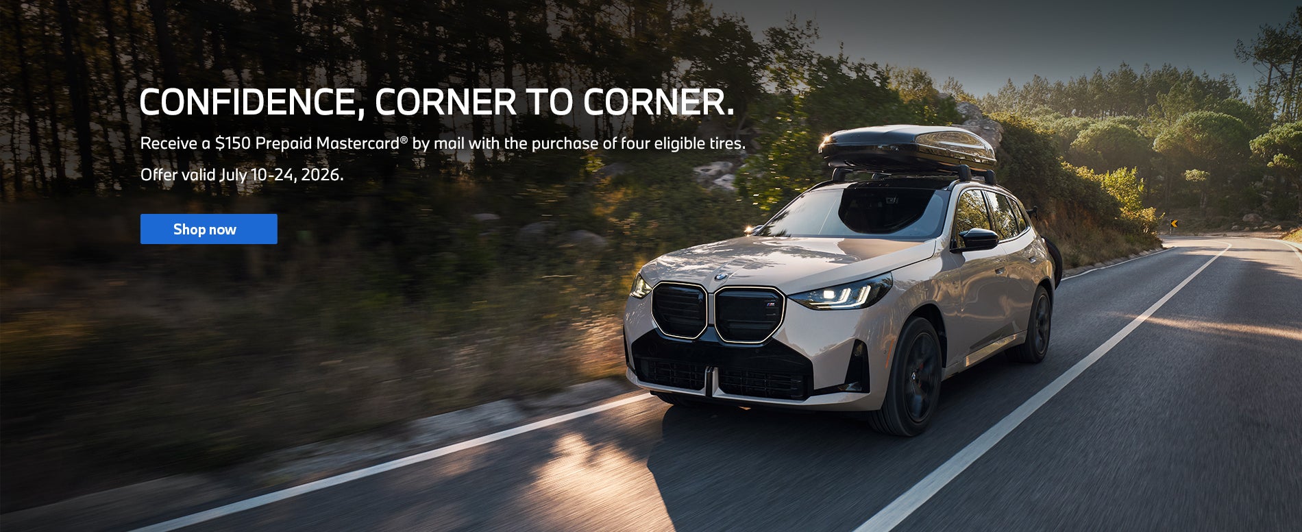 BMW tire Offer - July 10-24, 2026