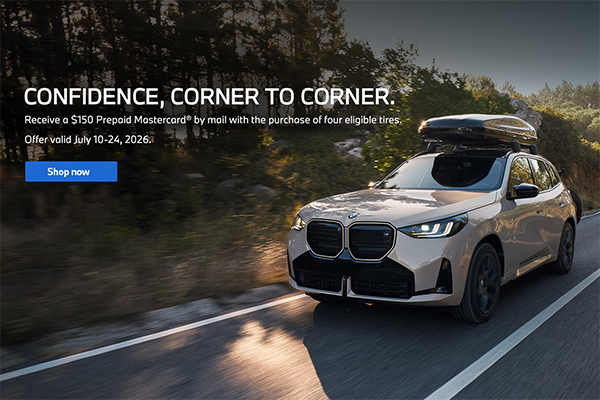 BMW tire Offer - July 10-24, 2026